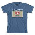 T-SHIRT COLUMBUS SPIRIT STEEL BLUE