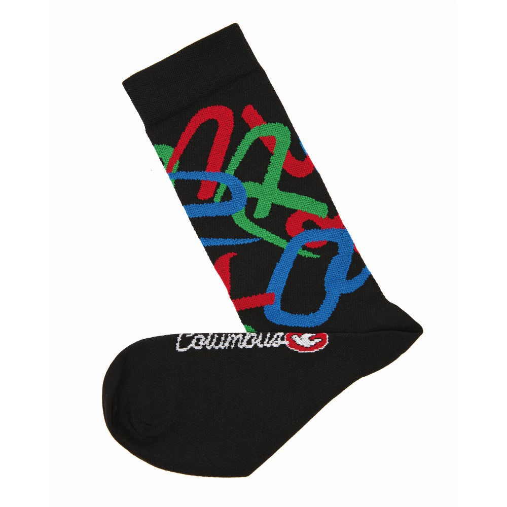 SOCKS HOUSE INDUSTRIES TUBOGRAPHY BLACK