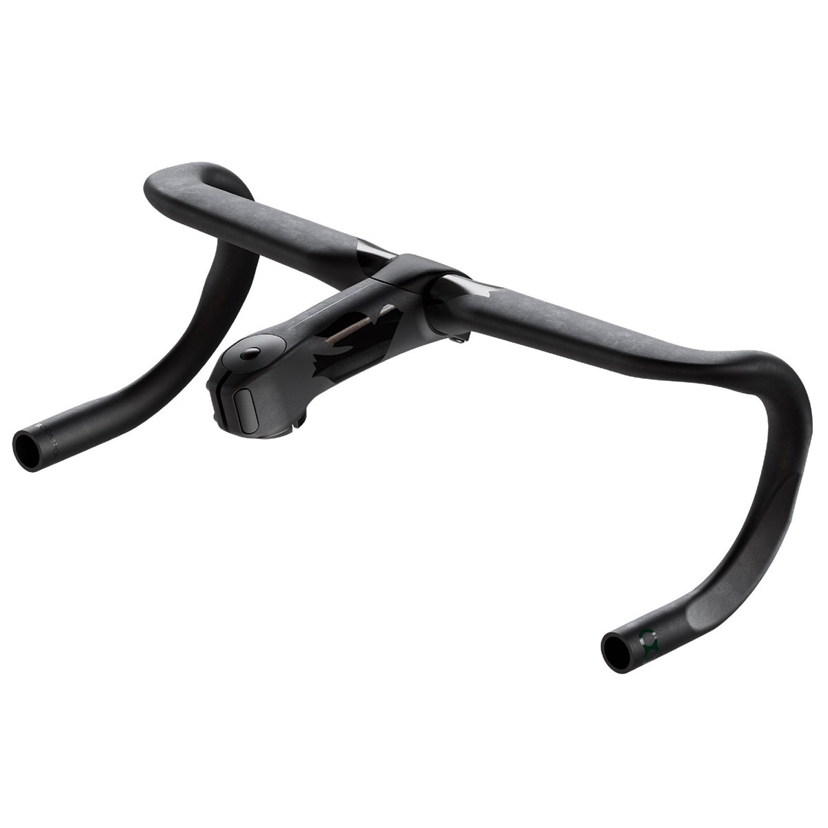 Columbus Trittico carbon stem fitted to a Trittico road handlebar