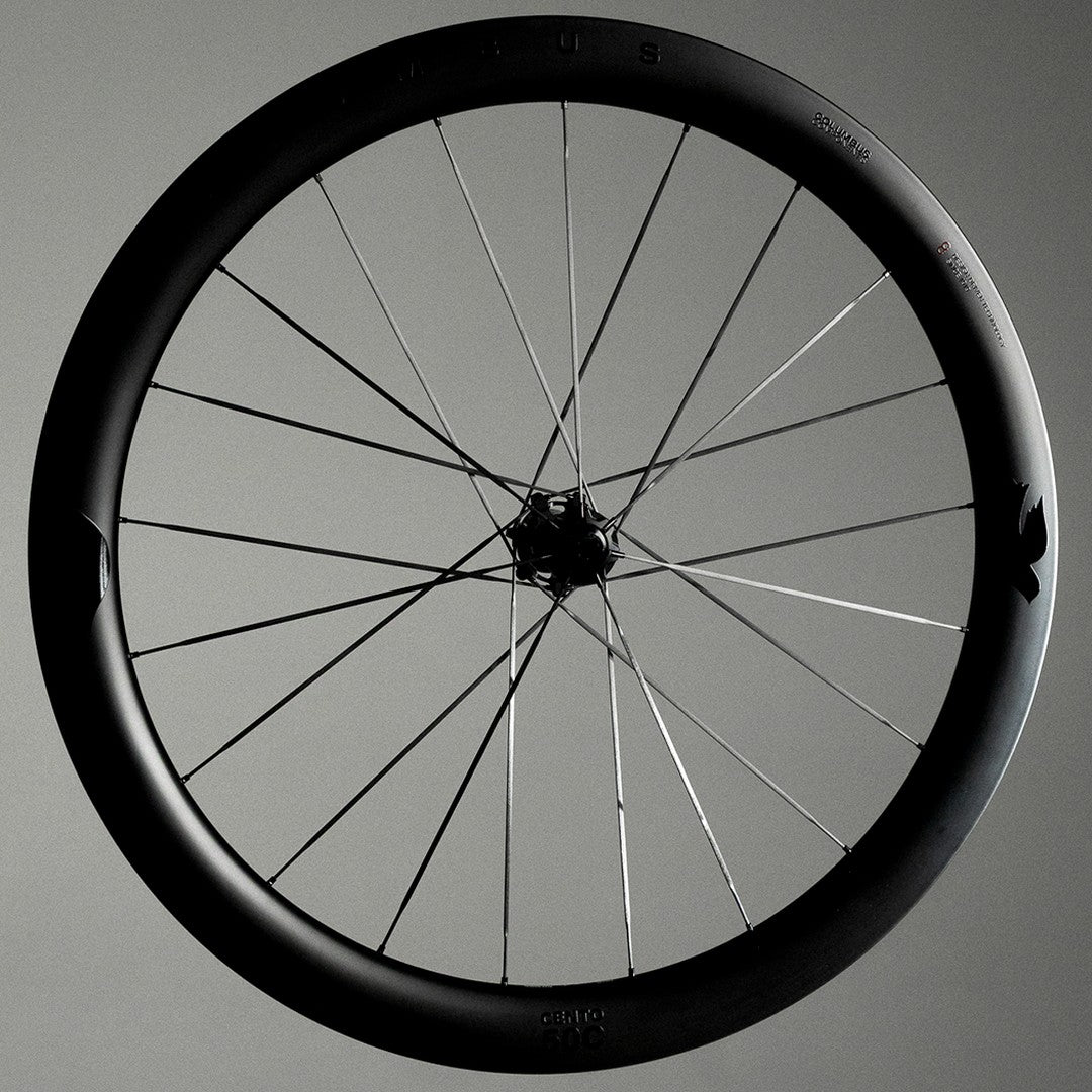 Columbus Cento 50C wheel, studio, front view on light grey