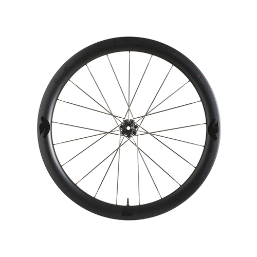 Columbus Cento 50C wheel, black on black, front view