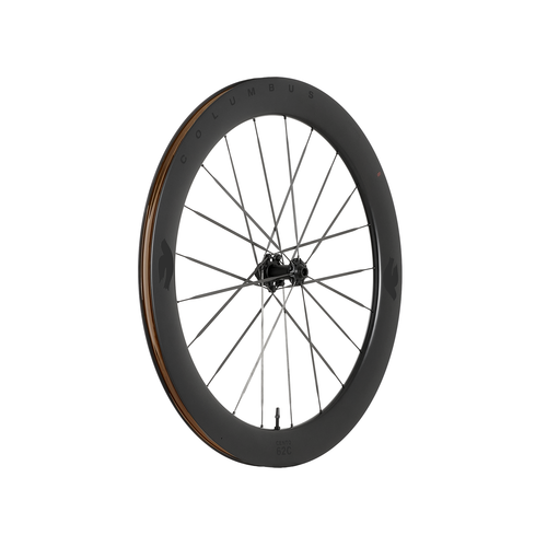 Columbus Cento 62C wheel, black on black, three-quarter view