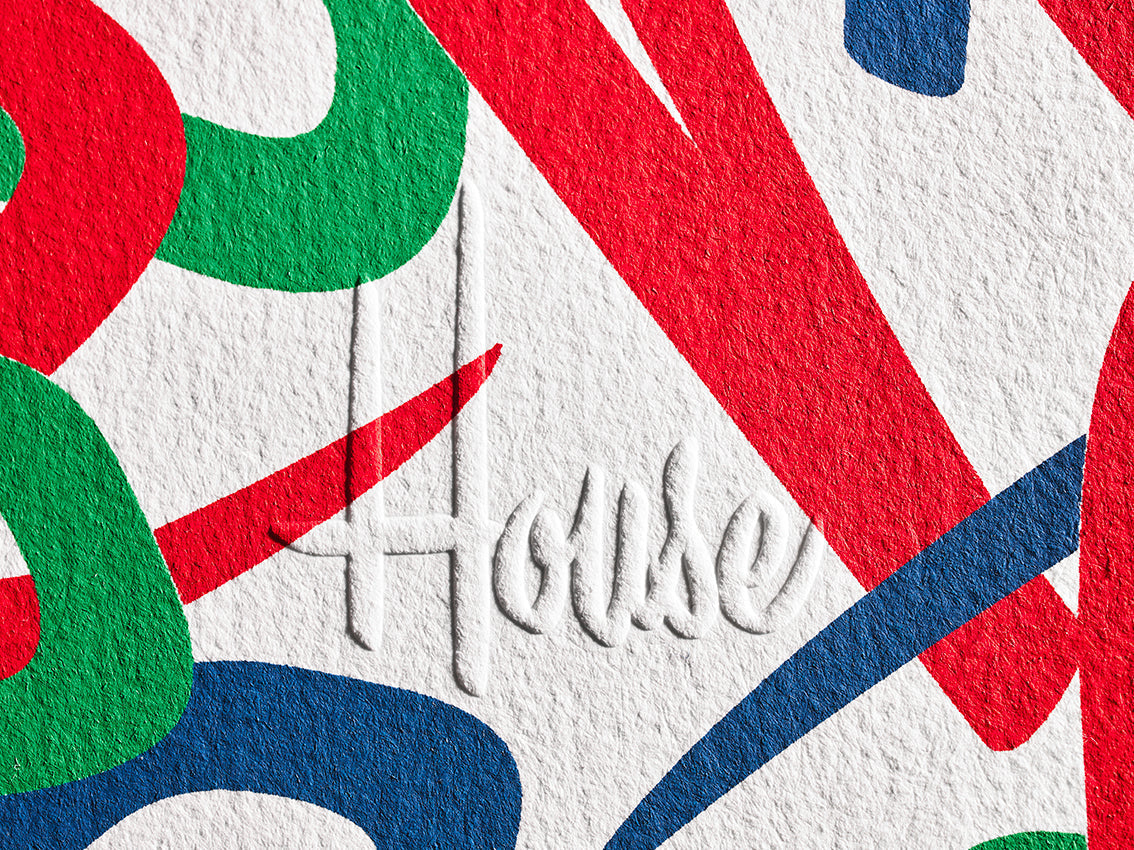 HOUSE INDUSTRIES TUBOGRAPHY LIMITED EDITION PRINT