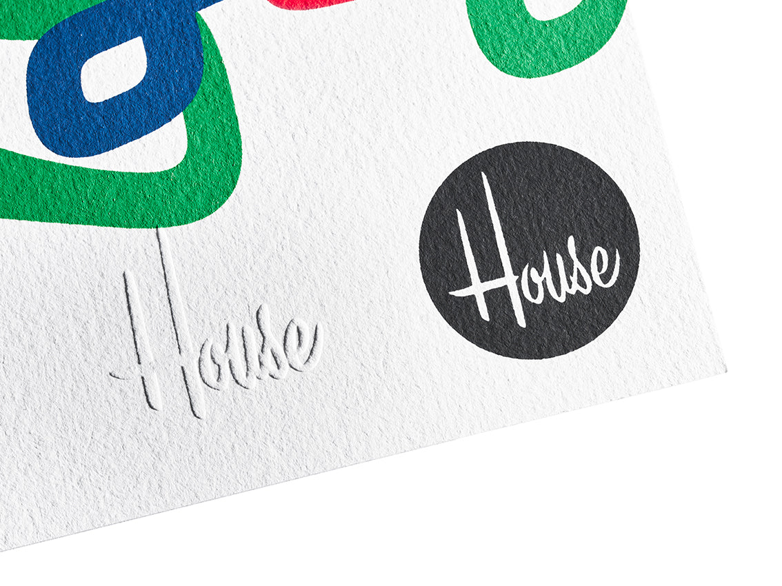 HOUSE INDUSTRIES TUBOGRAPHY LIMITED EDITION PRINT