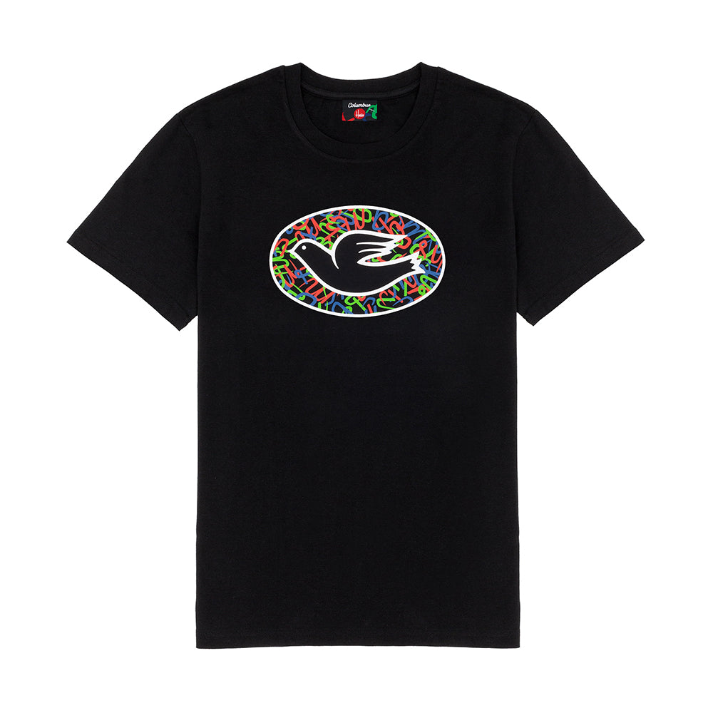 T-SHIRT HOUSE INDUSTRIES TUBOGRAPHY BLACK