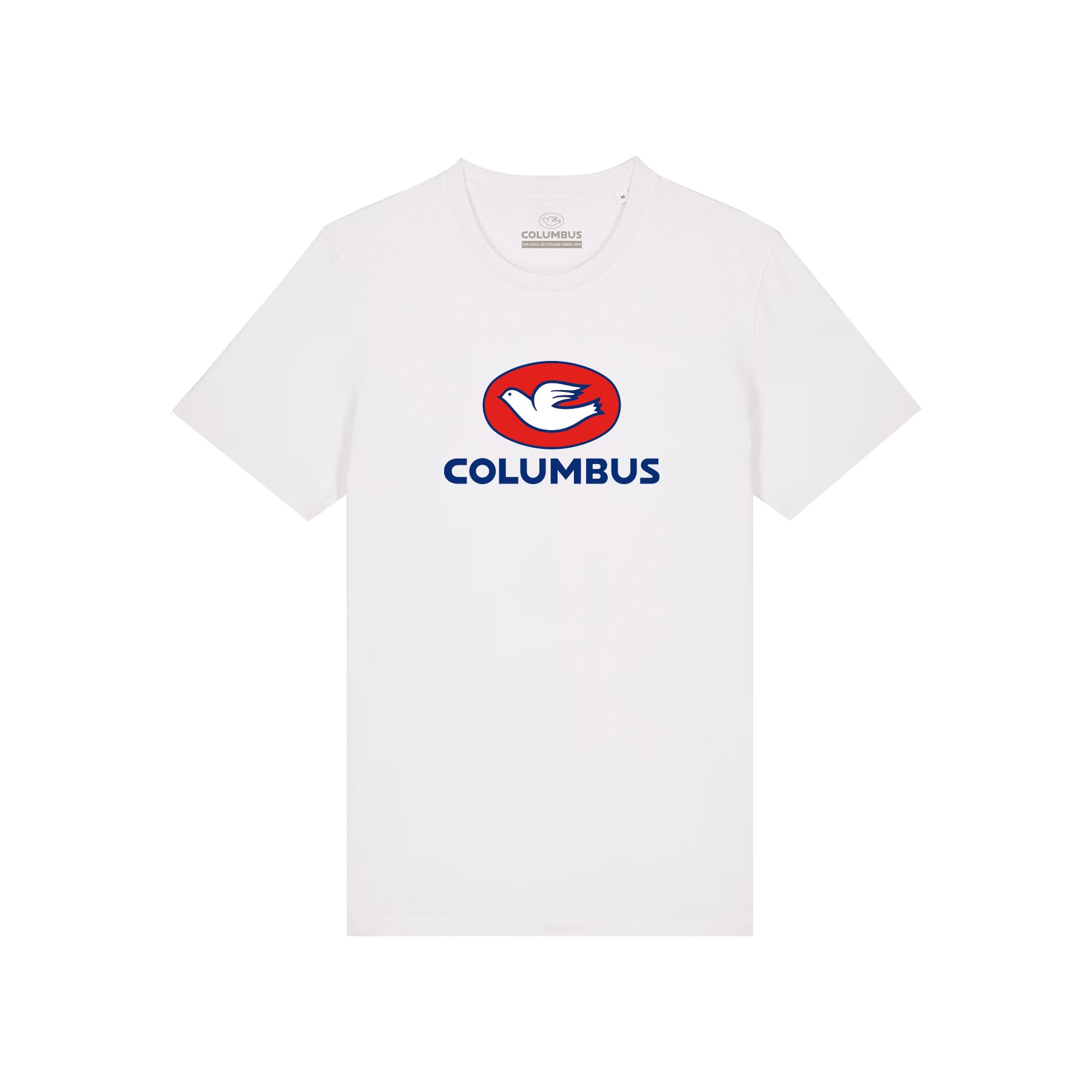 T-SHIRT COLUMBUS DOVE REG WHITE