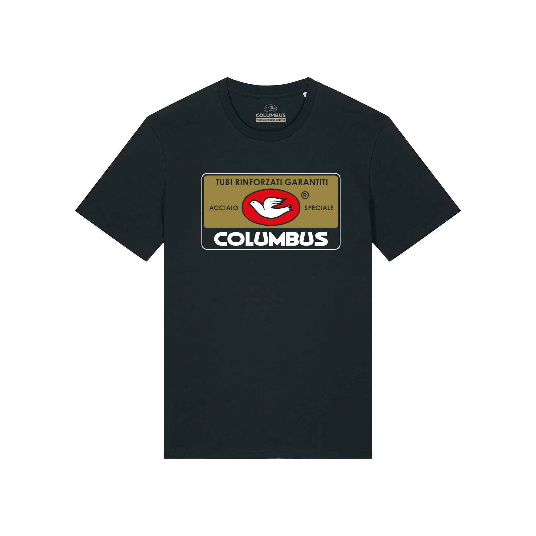 T-SHIRT COLUMBUS TAG REG BLACK